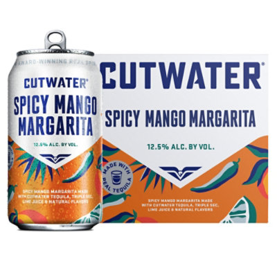Cutwater Spicy Mango Margarita - 4-12 FZ - Image 1