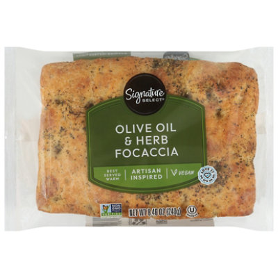 Signature Select Olive Oil & Herb Focaccia - 8.46 OZ - Image 1