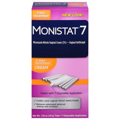 Monistat 7 Day Vaginal Antifungal Cream - 1.59 OZ - Image 1
