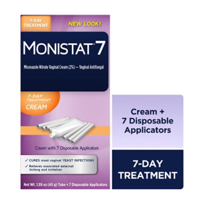 Monistat 7 Day Vaginal Antifungal Cream - 1.59 OZ - Image 2