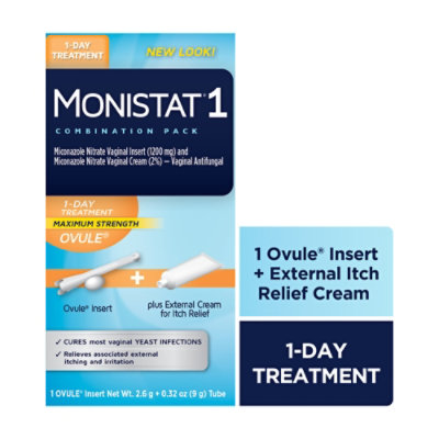 Monistat 1-dose Yeast Infection Treatment 1 Ovule - EA - Image 1