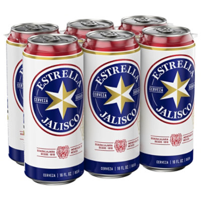 Estrella Jalisco 6-16 Fl Oz In Cans - 6-16 FZ - Image 1