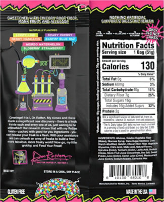 Rotten Gummy Sour Cruncheeze Single Serve - 1.8 OZ - Image 5