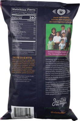 Siete Chips Spicy Dill Pickle 5.5oz - 5.5 OZ - Image 5