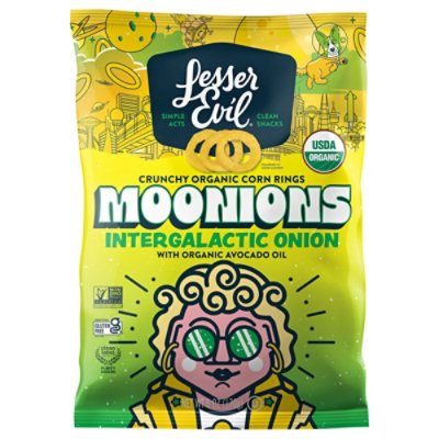 Lesser Evil Corn Rings Intergalactic Onion 6oz - 6 OZ - Image 2