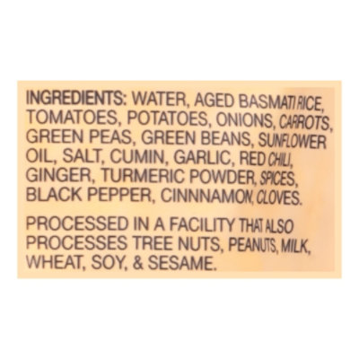 Truly Indian Rice Bombay Biryani - 7.05 OZ - Image 4