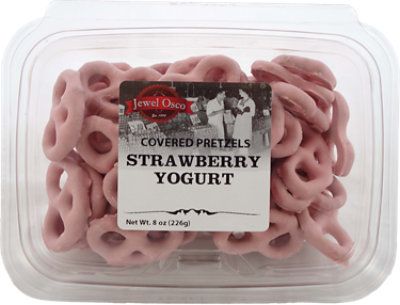 Strawberry Yogurt Pretzels - 8 OZ - Image 1
