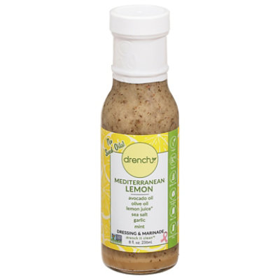 Drench Dressing Marinade Mediterranean Lemon - 8 OZ - Image 1