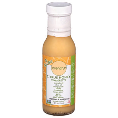 Drench Dressing Marinade Citrus Honey Vinaigrette - 8 OZ - Image 1