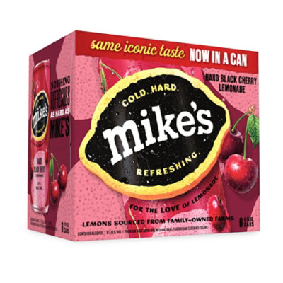 Mikes Hard Black Cherry 6-12 Fl Oz In Cans - 6-12 FZ - Image 1