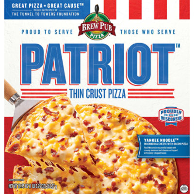 Brew Pub Patriot Mac & Bacon Pizza 19.95 Oz - 19.95OZ - Image 1