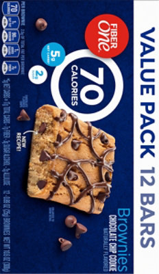 Fiber One Chocolate Chip Cookie Baked Bar 12 Count - 12 CT - Image 5