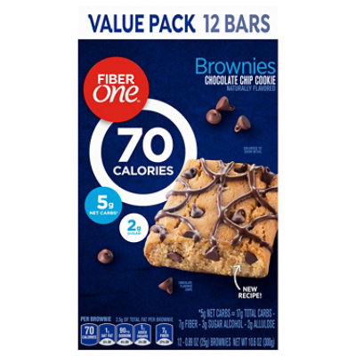Fiber One Chocolate Chip Cookie Baked Bar 12 Count - 12 CT - Image 1