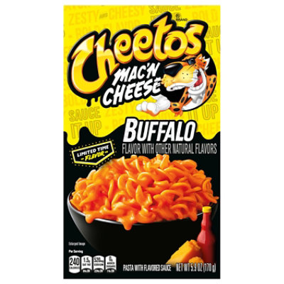 Cheetos Mac'n Cheese Pasta With Flavored Sauce Buffalo - 5.9 OZ - Image 1