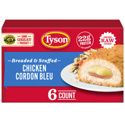 Tyson Chicken Cordon Bleu 30 Oz - 30 OZ - Image 1