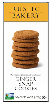 Rustic Bakery Ginger Snaps 6oz - 6 OZ - Image 1