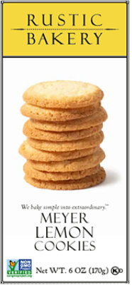 Rustic Bakery Cookies Meyer Lemon 6oz - 6 OZ - Image 1