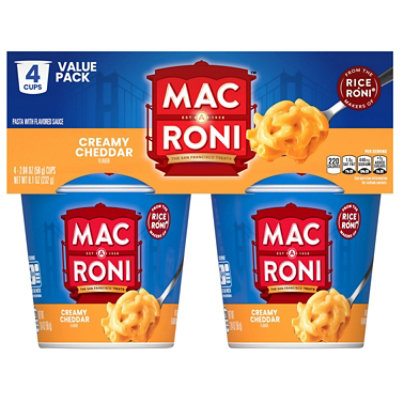 Mac A Roni Creamy Cheddar 8.18 Oz 4 Count - 4-2.04 OZ - Image 1