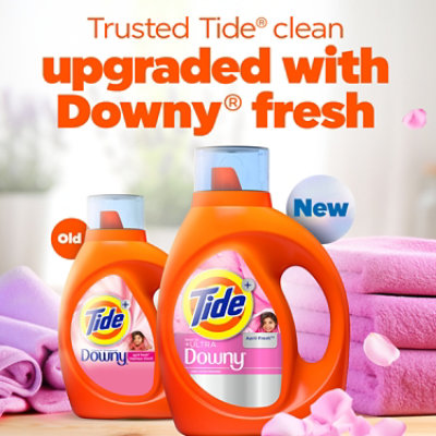 Tide He Liquid Laundry Detergent With Downy, April Fresh - 92 Oz. - 92 FZ - Image 2
