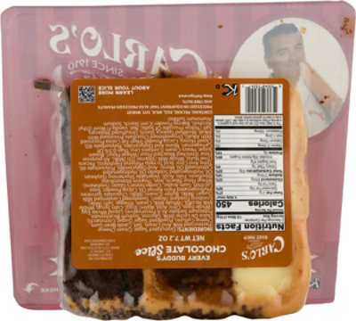 Carlos Bakery Buddys Every Chocolate Cake Slice - 7.2 OZ - Image 6