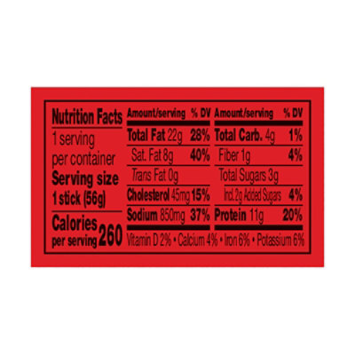 Jack Links Beef Sticks Doritos Sweet & Tangy 2oz - 2 OZ - Image 3