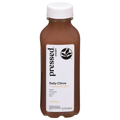 Pressed Juicery Daily Citrus With Pineapple Mint 15.2fz - 15.2 FZ - Image 2