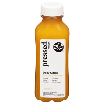 Pressed Juicery Orange Turmeric 15.2fz - 15.2 FZ - Image 1