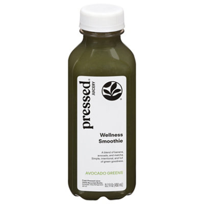 Pressed Juicery Wellness Smoothie Avocado Greens 15.2fz - 15.2 FZ - Image 1