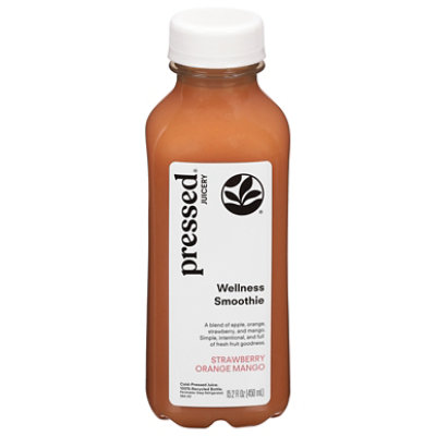 Pressed Juicery Wellness Smoothie Strawberry Orange Mango 15.2fz - 15.2 FZ - Image 1