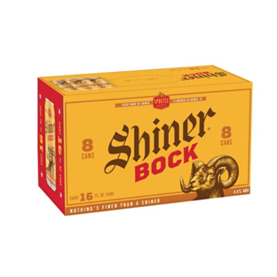 Shiner Bock 8-16 Fl Oz In Cans - 8-16 FZ - Image 1
