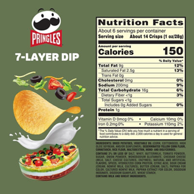 Pringles 7 Layer Dip 5.5oz - 5.5 OZ - Image 2