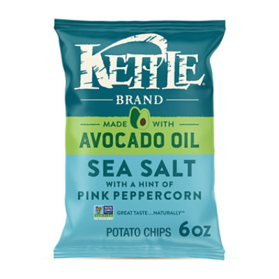 Kettle Chips Peppercorn Sea Salt 6oz - 6 OZ - Image 1