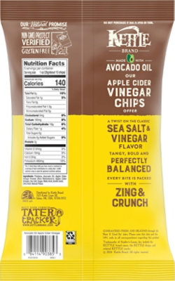 Kettle Chips Apple Cider Vinegar 6oz - 6 OZ - Image 6