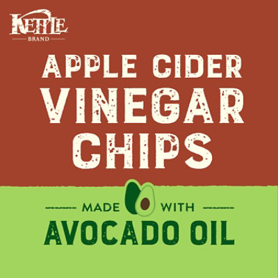 Kettle Chips Apple Cider Vinegar 6oz - 6 OZ - Image 2