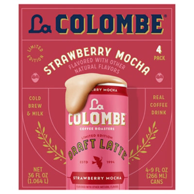 La Colombe Draft Latte Strawberry Mocha 4-9fz - 4-9 FZ - Image 4