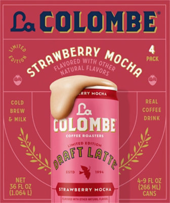 La Colombe Draft Latte Strawberry Mocha 4-9fz - 4-9 FZ - Image 8