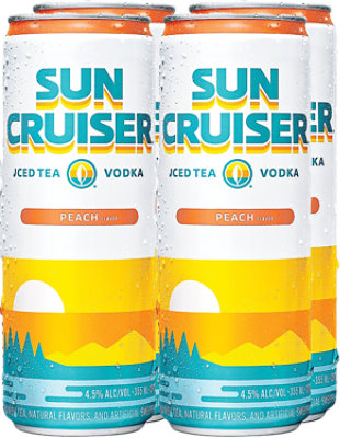 Sun Cruiser Peach Iced Tea Wrap 4-12 Fl Oz - 4-12 FZ - Image 1