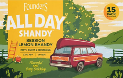 Founders All Day Lemon Shandy - 15-12 Fl. Oz. - Image 3