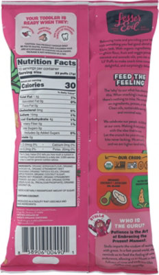 Lesser Evil Puffs Kids Star Berry Beet - 2.5 OZ - Image 5