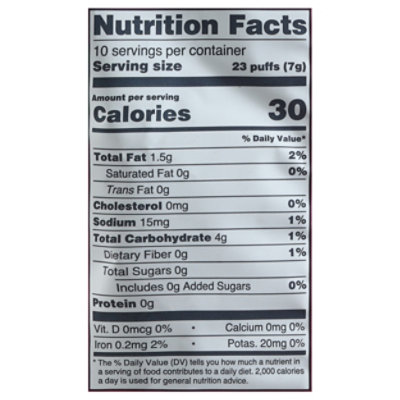 Lesser Evil Puffs Kids Star Berry Beet - 2.5 OZ - Image 3