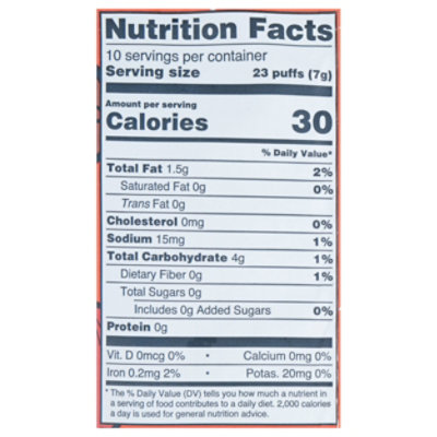 Lesser Evil Puffs Kids Sweet Potato Apple Asteroid - 2.5 OZ - Image 4