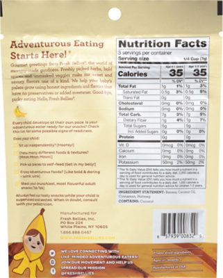 Fresh Bellies Snack Banana Cinnamon - 0.75 OZ - Image 6