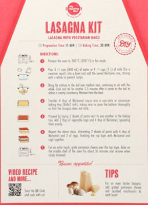 My Cooking Box Pasta Kit Vegetarian Ragu Lasagna - 18.38 OZ - Image 6