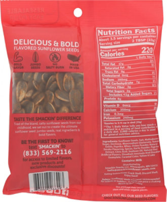 Smackin Sunflower Seeds Backyard Bbq 4oz - 4 OZ - Image 5