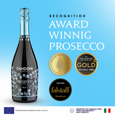 Candoni Prosecco  Wine - 187 Ml - Image 4