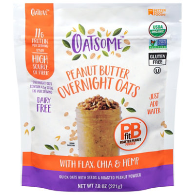 Oatsome Oats On Pbfit Pnut Bttr - 7.8 OZ - Image 2