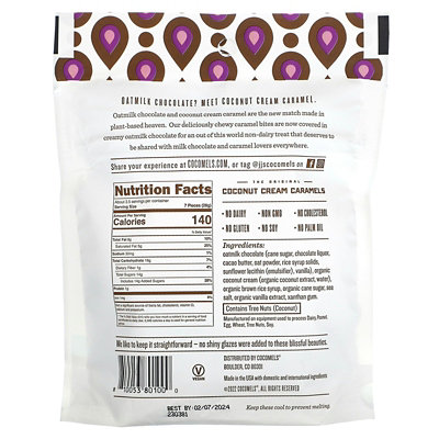 Cocomels Bites, Creamy Chocolate  Chewy Caramel, 3.5 oz (99 g) - Image 2