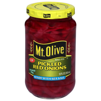Pickled Red Onions Made W/ Ss - 12 FZ - Image 2