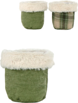 Overjoyed Boutique Fabric Planter Sm - Each - Image 1