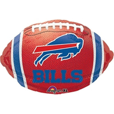 Anagram - 18 in. NFL Buffalo Bills Football Junior Shape Foil Balloon - Image 1